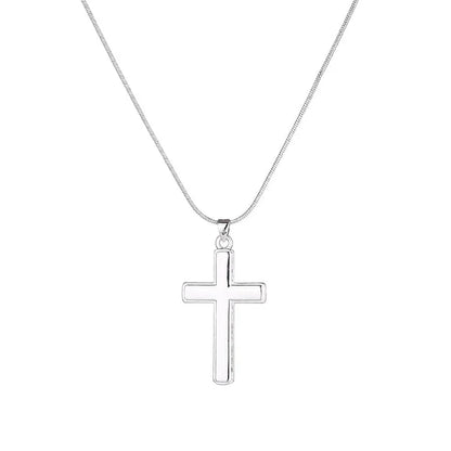 Sterling Silver 47 President “In God We Trust” Cross Necklace