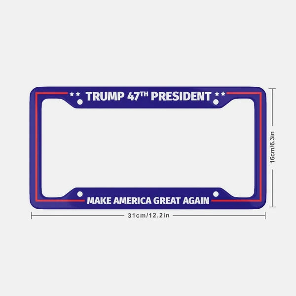 Trump 47th President - License Plate Frame