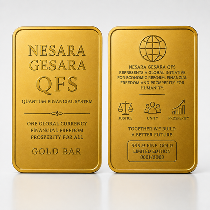 NESARA GESARA QFS GOLD BAR
