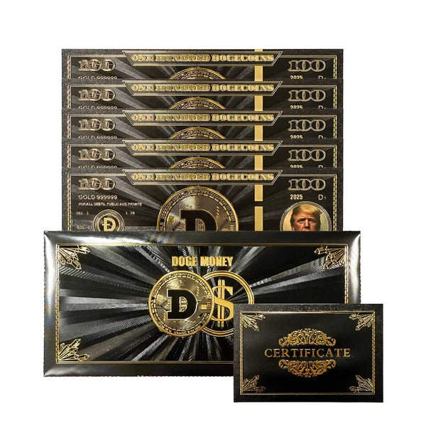 Trump D.O.G.E Bucks Bills - Certified