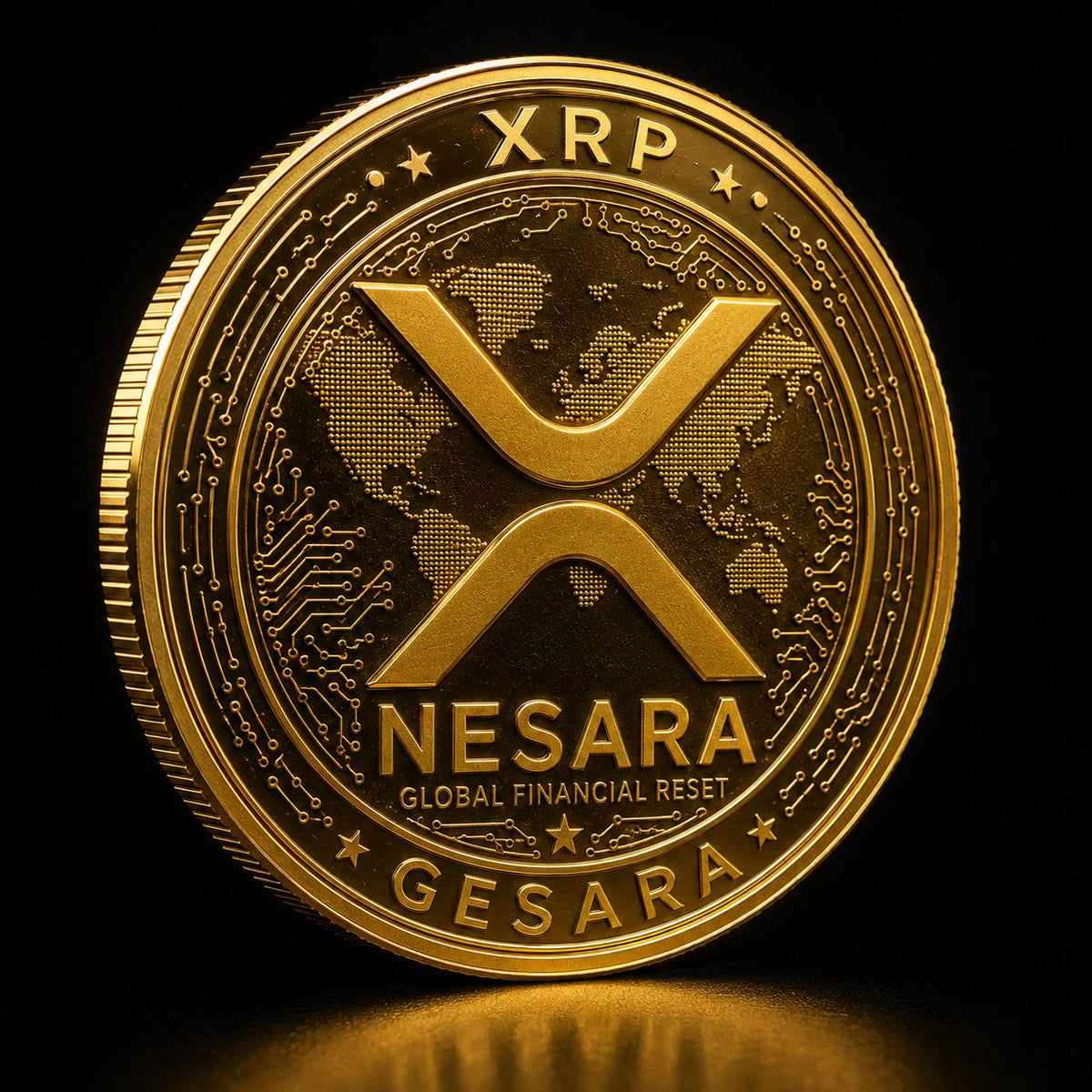 XRP NESARA/GESARA Gold Coin – Limited Edition